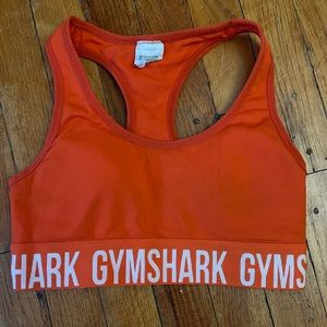 Gymshark Flex sports bra in orange